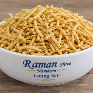 Raman Shree Namkeen Loung Sev made with pure groundnut Oil