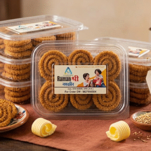 Raman Shree Namkeen Butter Chakli – crispy, crunchy and delicious butter chakli snack from Indore